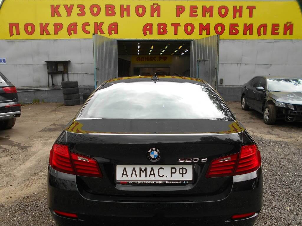 Покраска багажника BMW | БМВ Москва | ВАО Кузовной цех Алмас